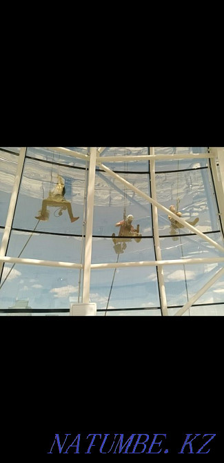 Альпенист Промышленый Мойка окон Мойка фасада Астана - изображение 2