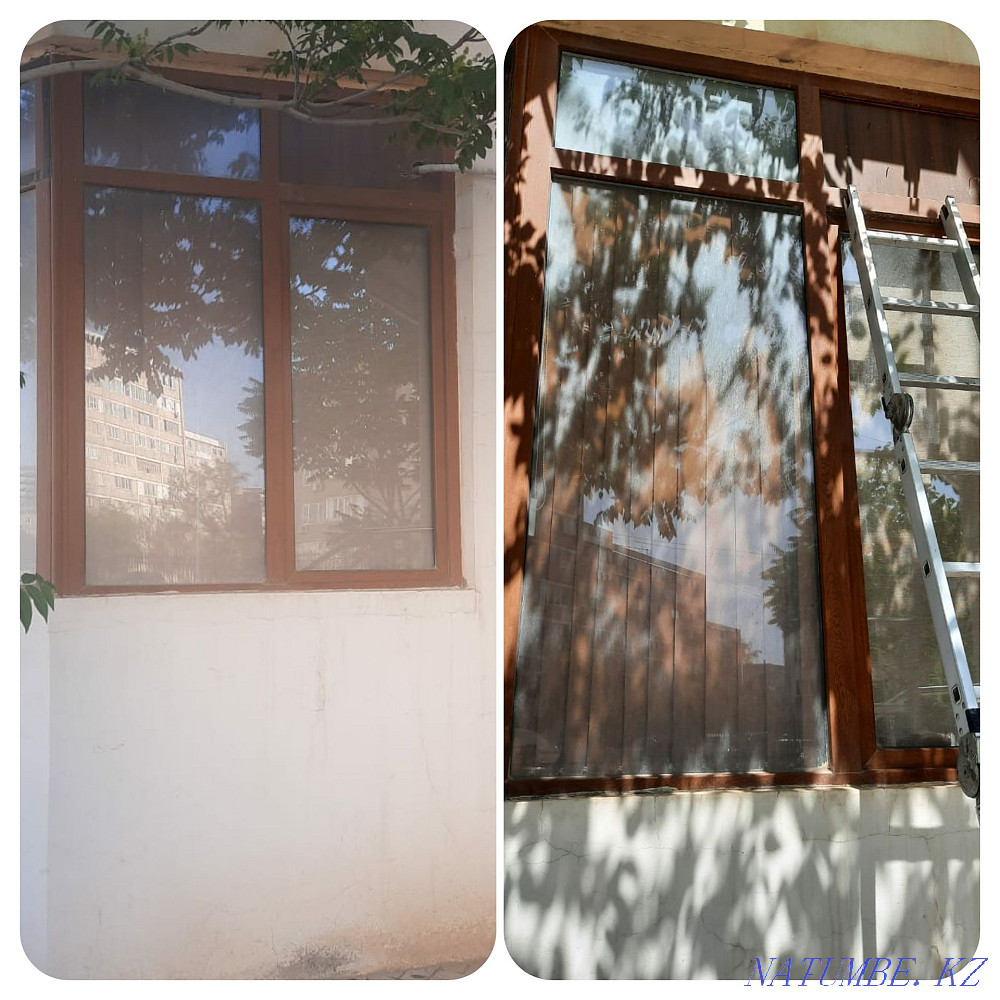 Терезелер мен қасбеттерді жуу  Ақтау  - изображение 6