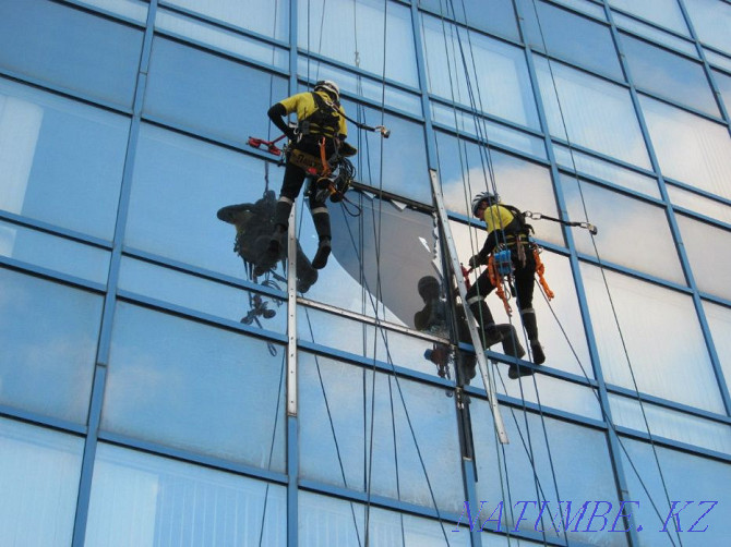 Герметизация межпанельных швов,балконных рам,высотные работы,альпинист Астана - изображение 1