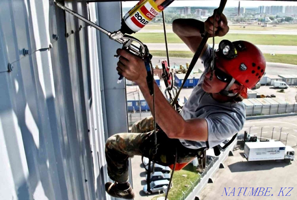 Высотные работы, альпинист, монтажные работы любой сложности и объёмов Астана - изображение 2
