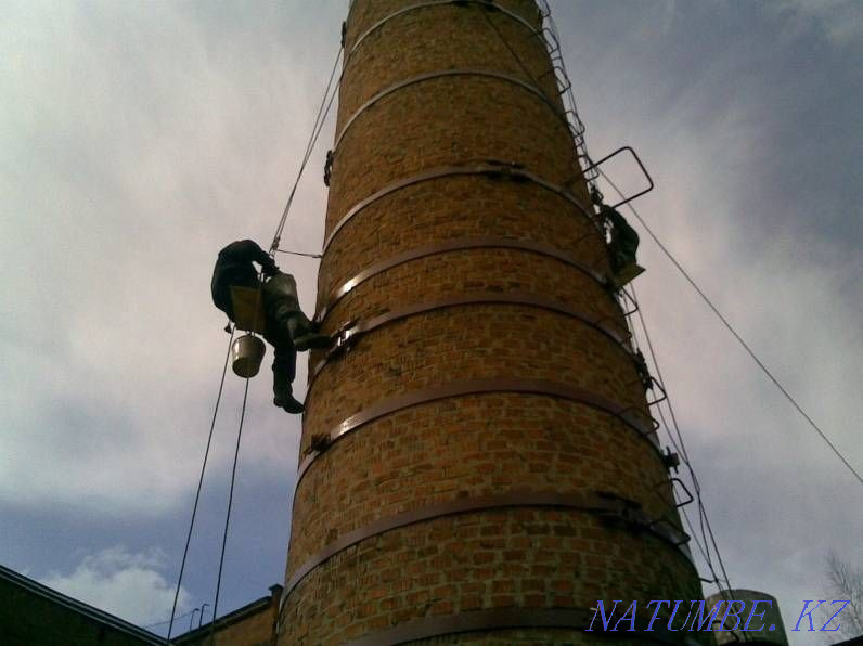 High-altitude work. Industrial climbers. Works of any complexity Karagandy - photo 2