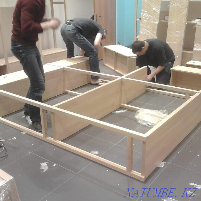 Assembly and disassembly of furniture cabinets coupe living room and bedroom suites Almaty - photo 4