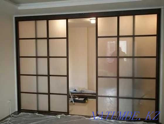 Compartment doors, sliding partitions. Production, delivery, installation. Almaty - photo 1
