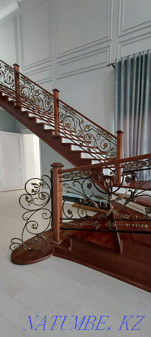 Stairs # forging # wood # marble to order Atyrau - photo 2