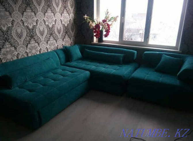 Перетяжка и рестоврация мягкой мебели диванов и кресел Шымкент - изображение 6
