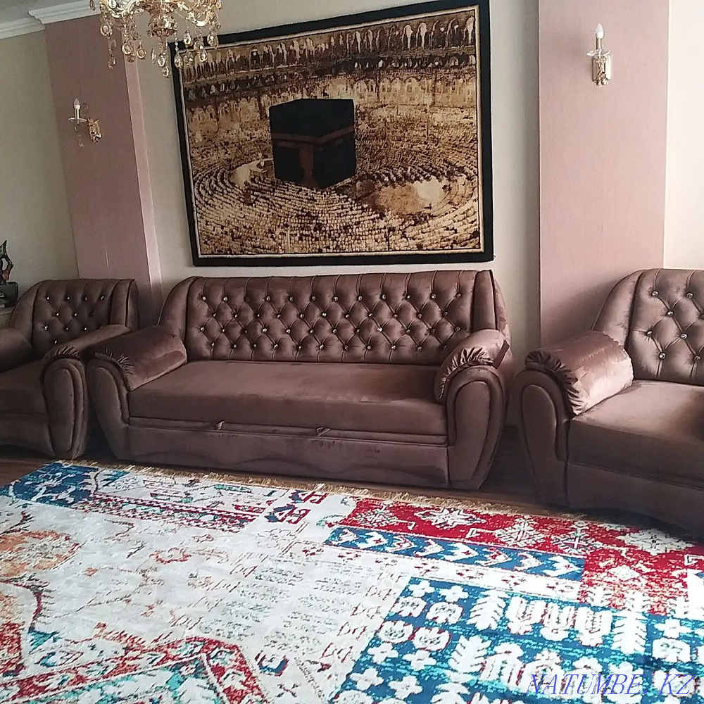 Перетяжка мягкой мебели. Костанай - изображение 1