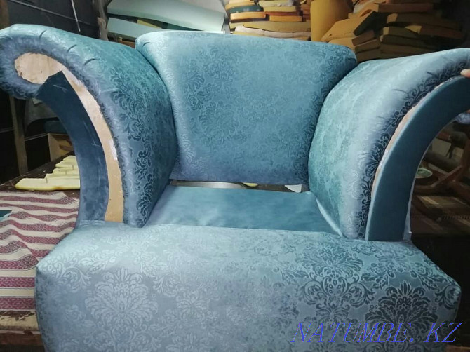 Перетяжка и реставрация мягкой мебели Актобе - изображение 7