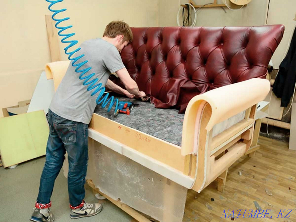 Repair of upholstered furniture (upholstery, assembly, disassembly, etc.). Stepnogorsk3 Stepnogorskoye - photo 1