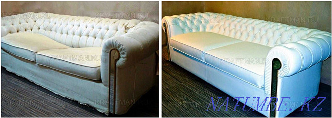 Restoration Upholstery, and production of upholstered (sofa) and hard furniture Almaty - photo 1