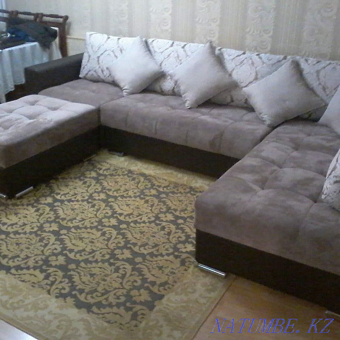 Перетяжка мягкой мебели, изготовление на заказ Усть-Каменогорск - изображение 4