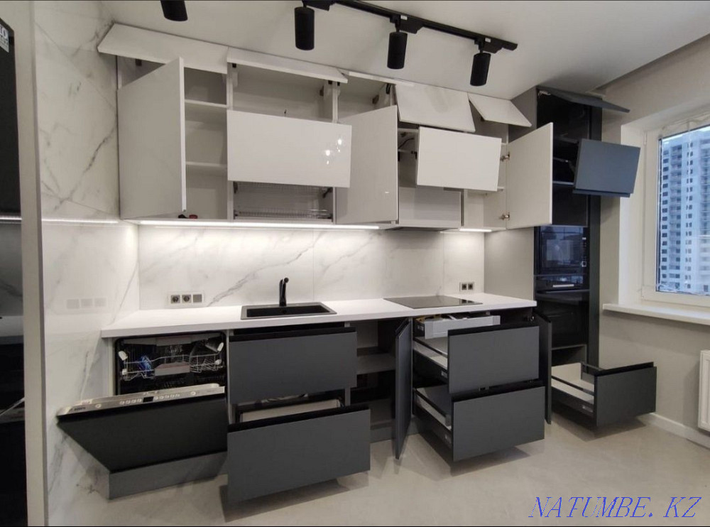 Custom-made furniture. We do: wardrobe, kitchen, hallway, bedside table Astana - photo 2