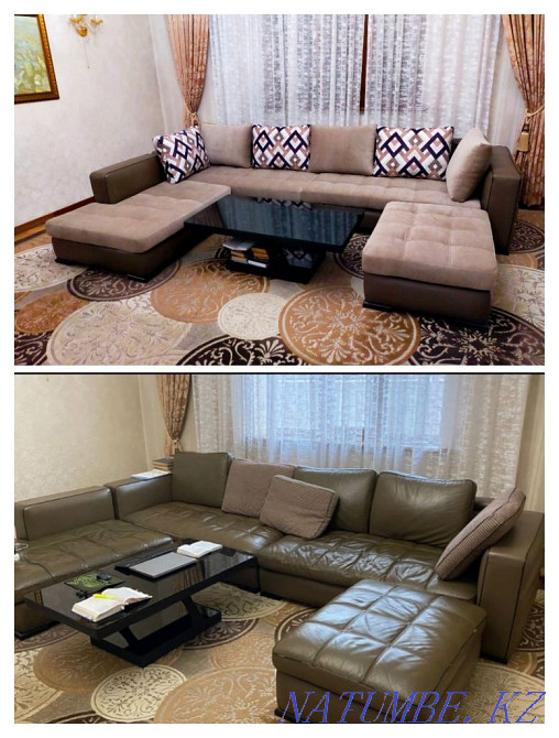 Қаптау диван кресло төсек Қаптау жұмсақ жиһаз Орындық жөндеу Рект  Алматы - изображение 4