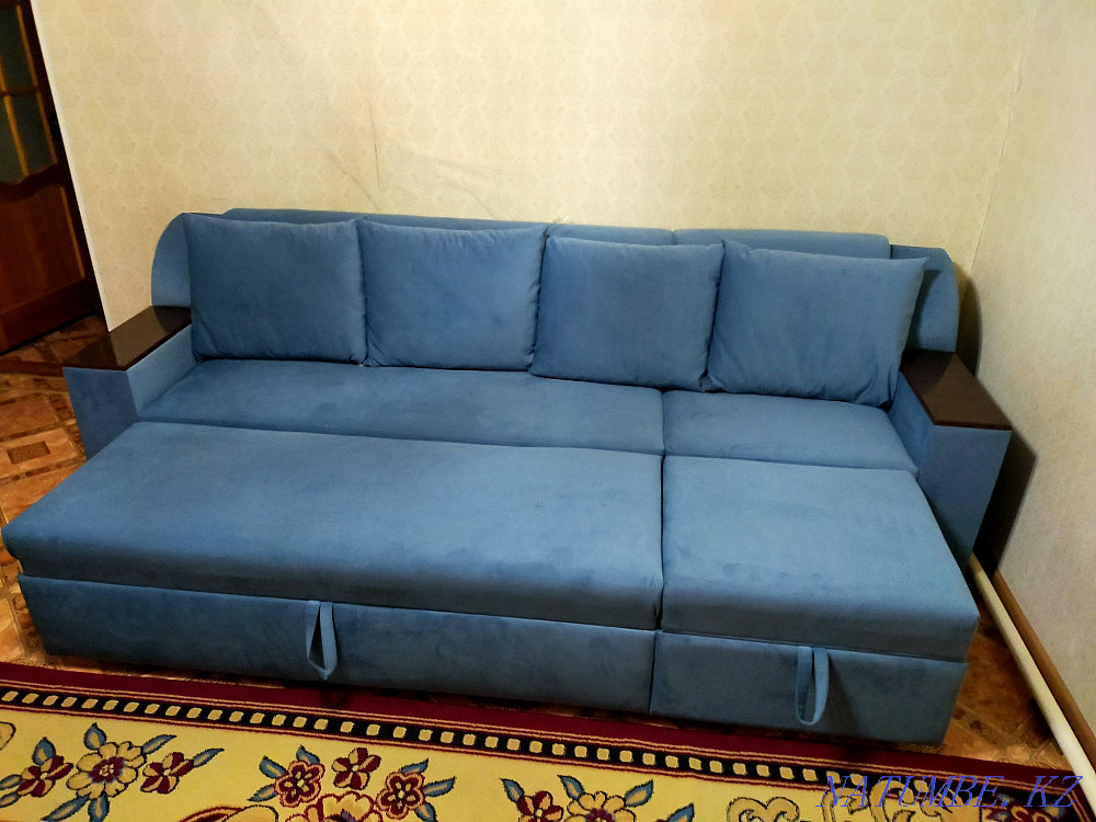 Қаптау диван кресло төсек Қаптау жұмсақ жиһаз Орындық жөндеу Рект  Алматы - изображение 8
