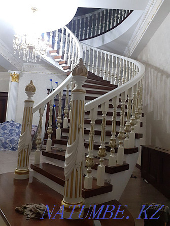 Stairs made of Oak Elm Pine Frame to order Let's make Wood Stairs Каменка - photo 1
