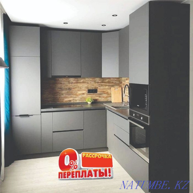 Coupe closet Custom-made kitchen Furniture Kitchens by installments without% by installments Almaty - photo 6