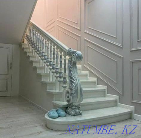 Stairs house Cottage Pine Oak Karagach Wooden custom Let's make Qaskeleng - photo 3