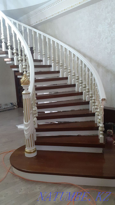 Stairs house Cottage Pine Oak Karagach Wooden custom Let's make Qaskeleng - photo 5