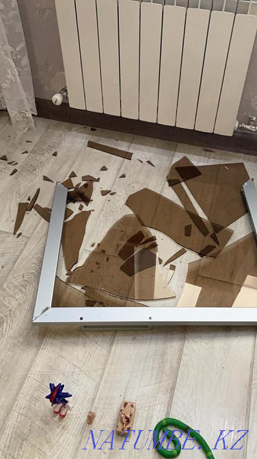 Replacement of mirrors, glass. Furniture repair. Astana - photo 2