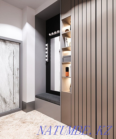 Manufacture of furniture for home Kitchens. Dressing rooms. Cabinets Almaty - photo 7
