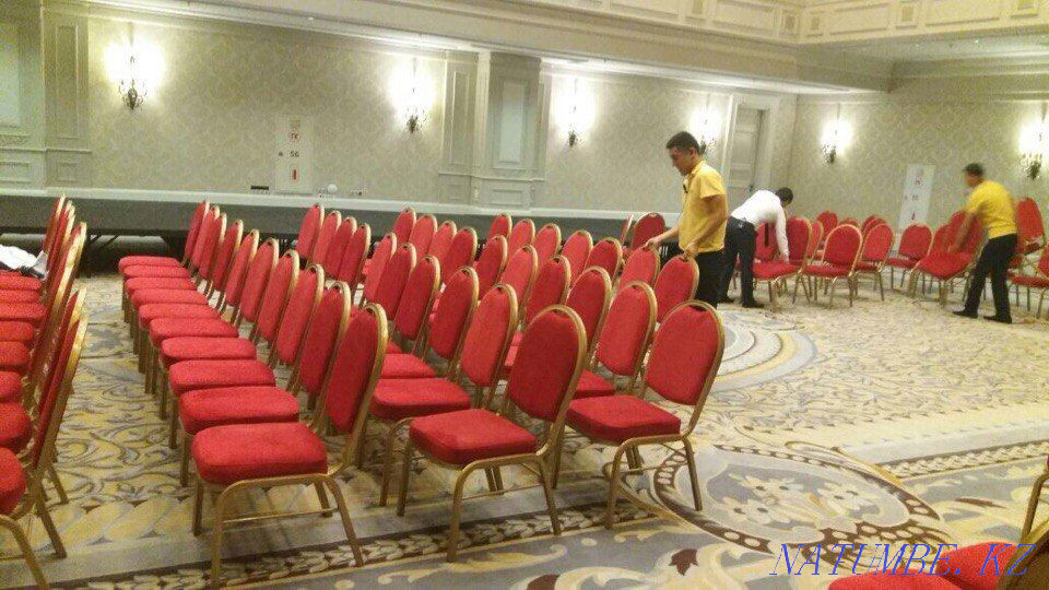 Мейрамхана, кафе және конференц-залдарға арналған банкет үстелдері мен орындықтар  Алматы - изображение 7