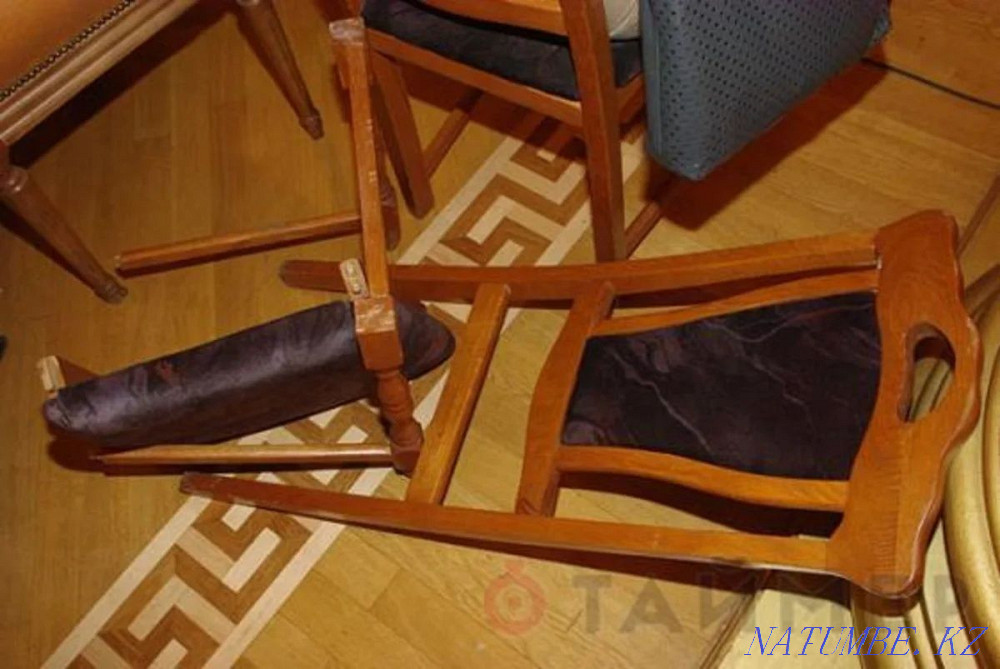 FURNITURE REPAIR : bed, CHAIRS, Assembly, Dismantling, UPHOLSTERING, Carpenter Shymkent - photo 4
