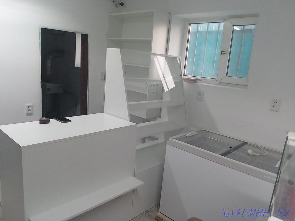 Кез келген күрделіліктегі жиһаз өндірісі - сөрелер, есептегіштер, витриналар және т.б.  Ақтөбе  - изображение 5