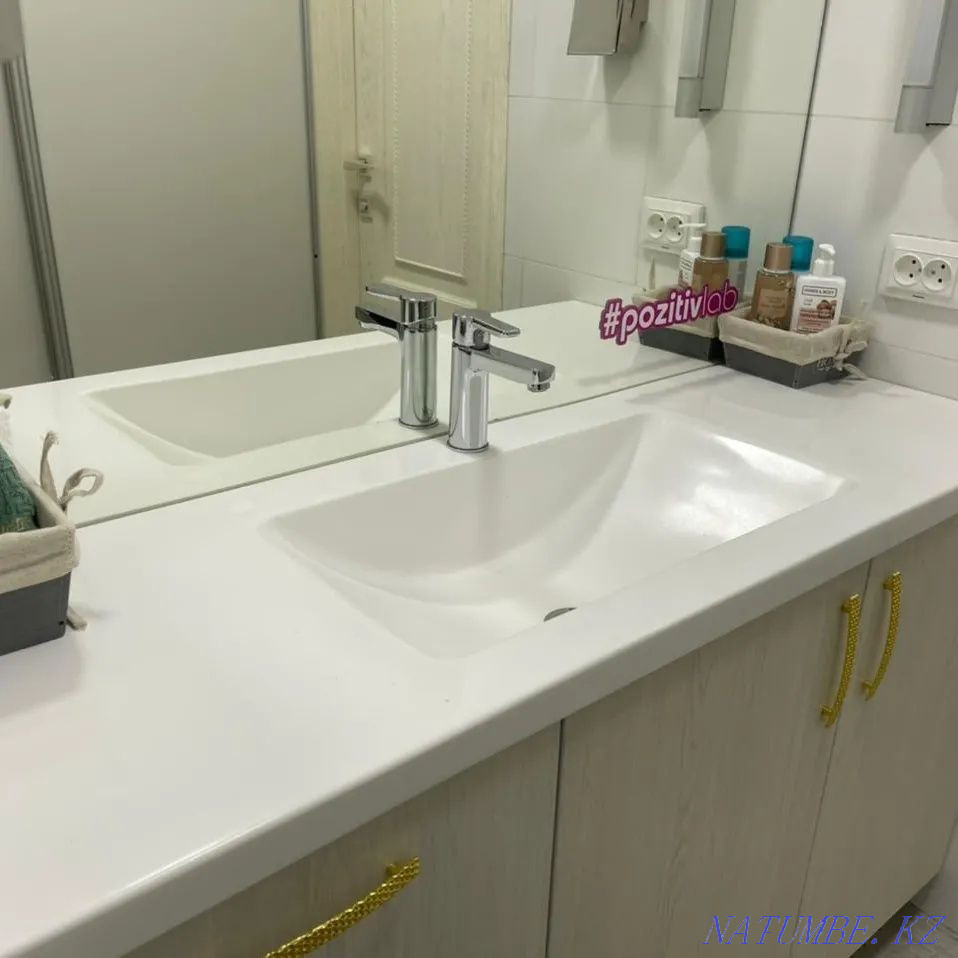 Countertops made of artificial stone, cast stone. Ust-Kamenogorsk - photo 3