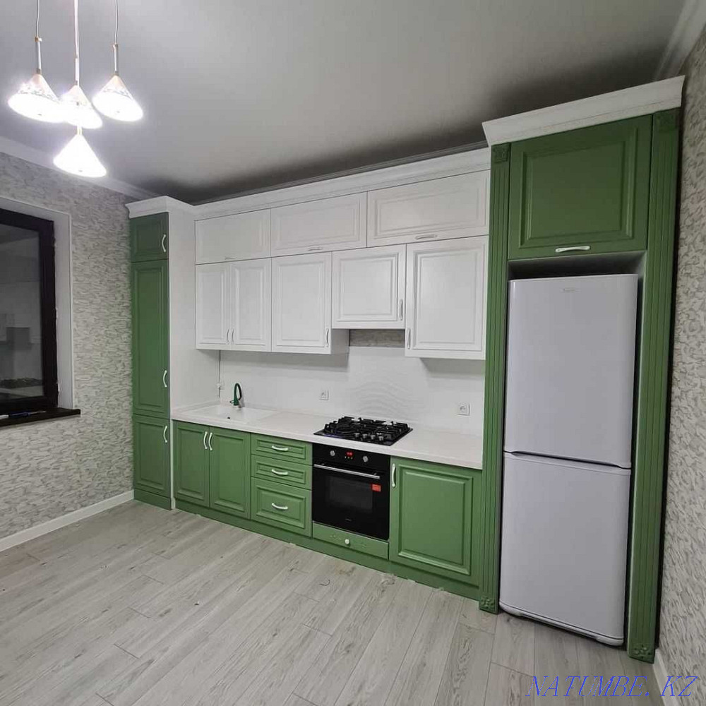 Custom-made furniture! Kitchen set, Kitchen, hallway, Cabinet furniture Shymkent - photo 1