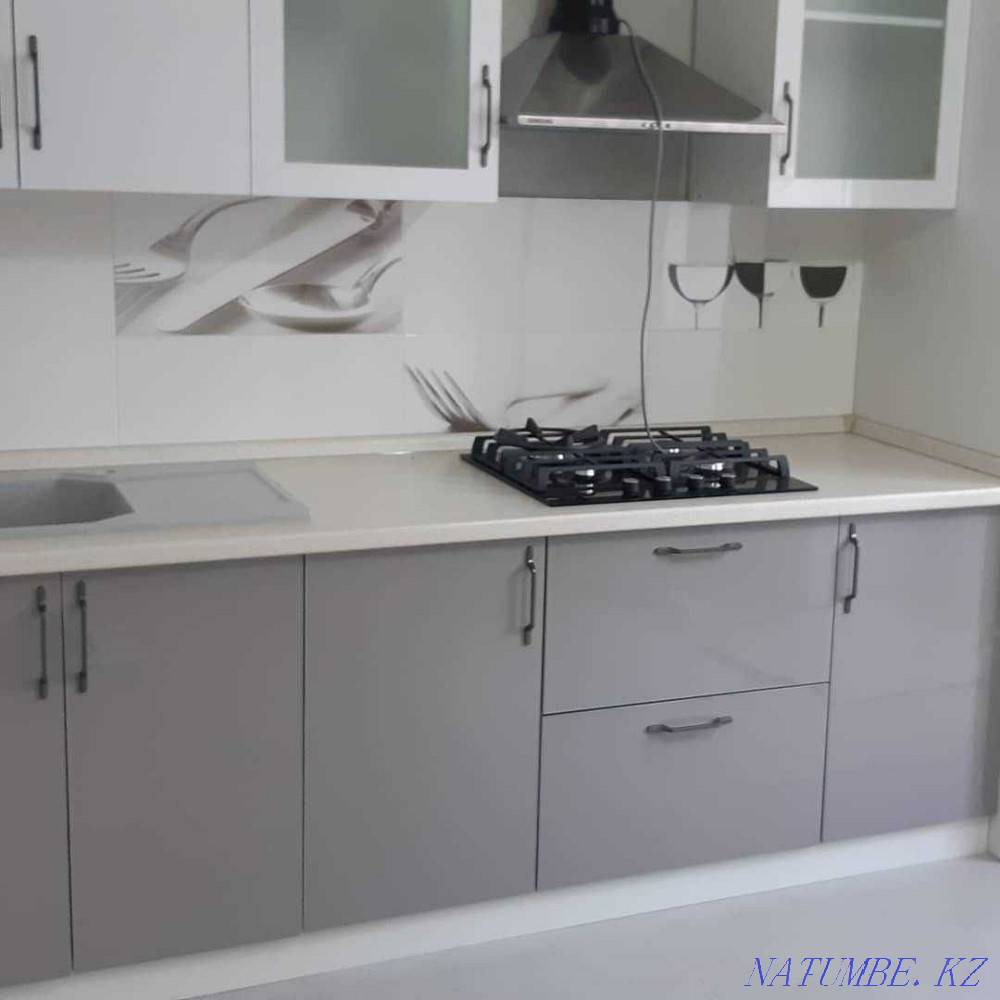 Custom-made furniture! Kitchen set, Kitchen, hallway, Cabinet furniture Shymkent - photo 3
