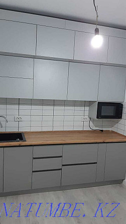 кухонный гарнитур мебель на заказ мебель шкафы гардероб изготовление Алматы - изображение 6