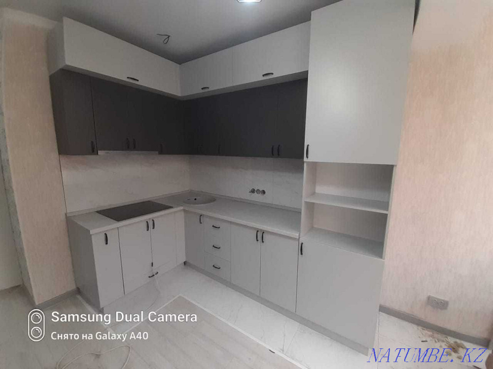 кухонный гарнитур мебель на заказ мебель шкафы гардероб изготовление Алматы - изображение 5