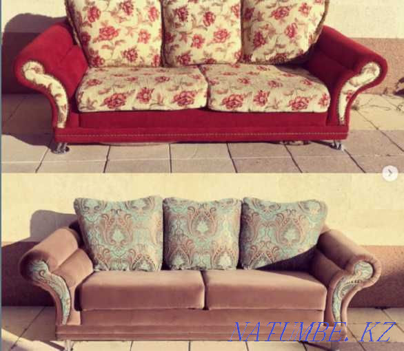 Qualitatively. Banner of upholstered furniture of any complexity. Furniture repair Almaty - photo 6