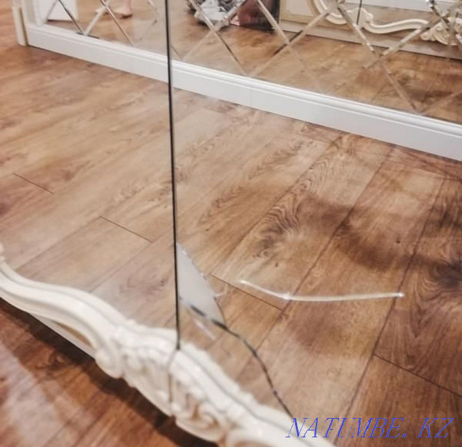 Repair, replacement and manufacture of mirror, glass from furniture Almaty - photo 6