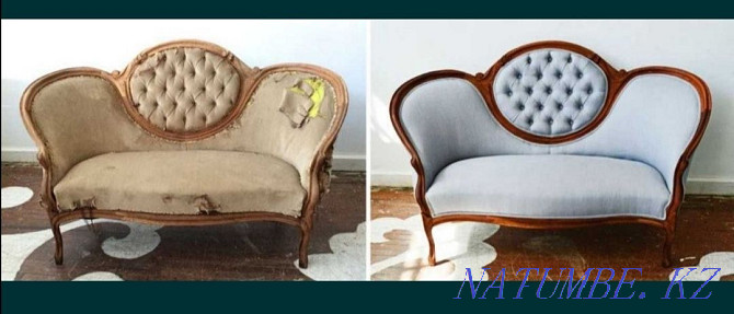 Перетяжка, реставрация стульев, диванов, мягкой мебели любой сложности Астана - изображение 2