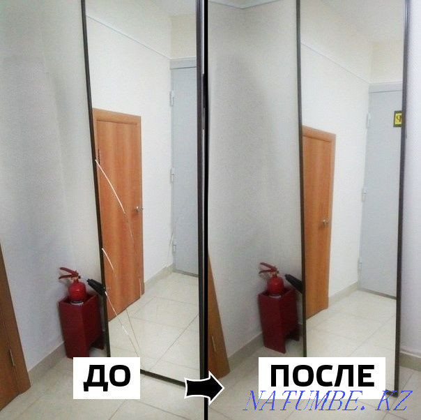 Жиһаздан айна, шыны жөндеу, ауыстыру және жасау  Алматы - изображение 3