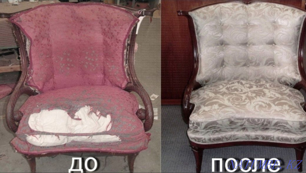 Диван қаптамасы Жұмсақ жиһаз Төсек Креслолар Креслолар Кәсіби  Алматы - изображение 8