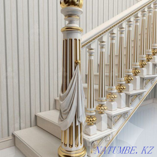Stairs, Oak, Karagach, Pine, Beech (solid wood) Astana - photo 2