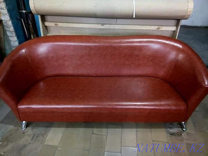 Перетяжка мягкой мебели, рестоврация мебели из дерева, столов стульев. Костанай - изображение 8