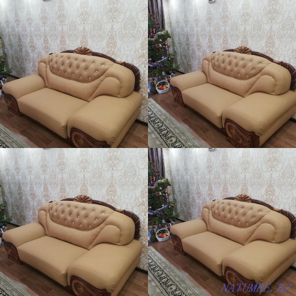 Padding of upholstered furniture! Repair of devan chairs, kitchen zones, chairs, ottomans Kostanay - photo 1
