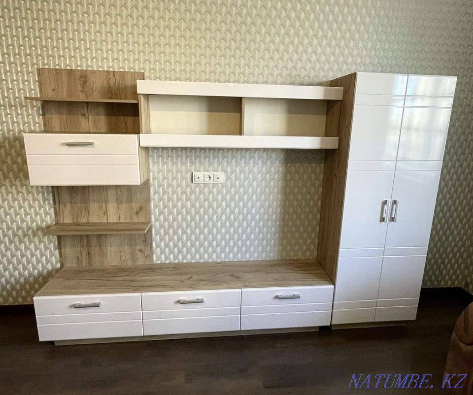 Assembling the living room /slide/buffet/showcase/wall/evrostenka/sideboard Furniture Astana - photo 7