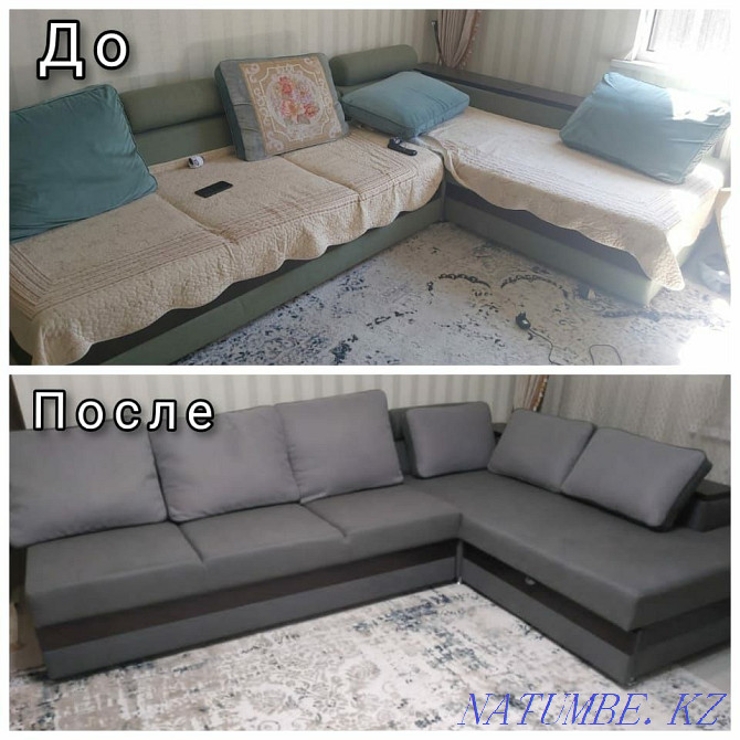 Перетяжка,ремонт мягкой и корпусной мебельи Алматы - изображение 4