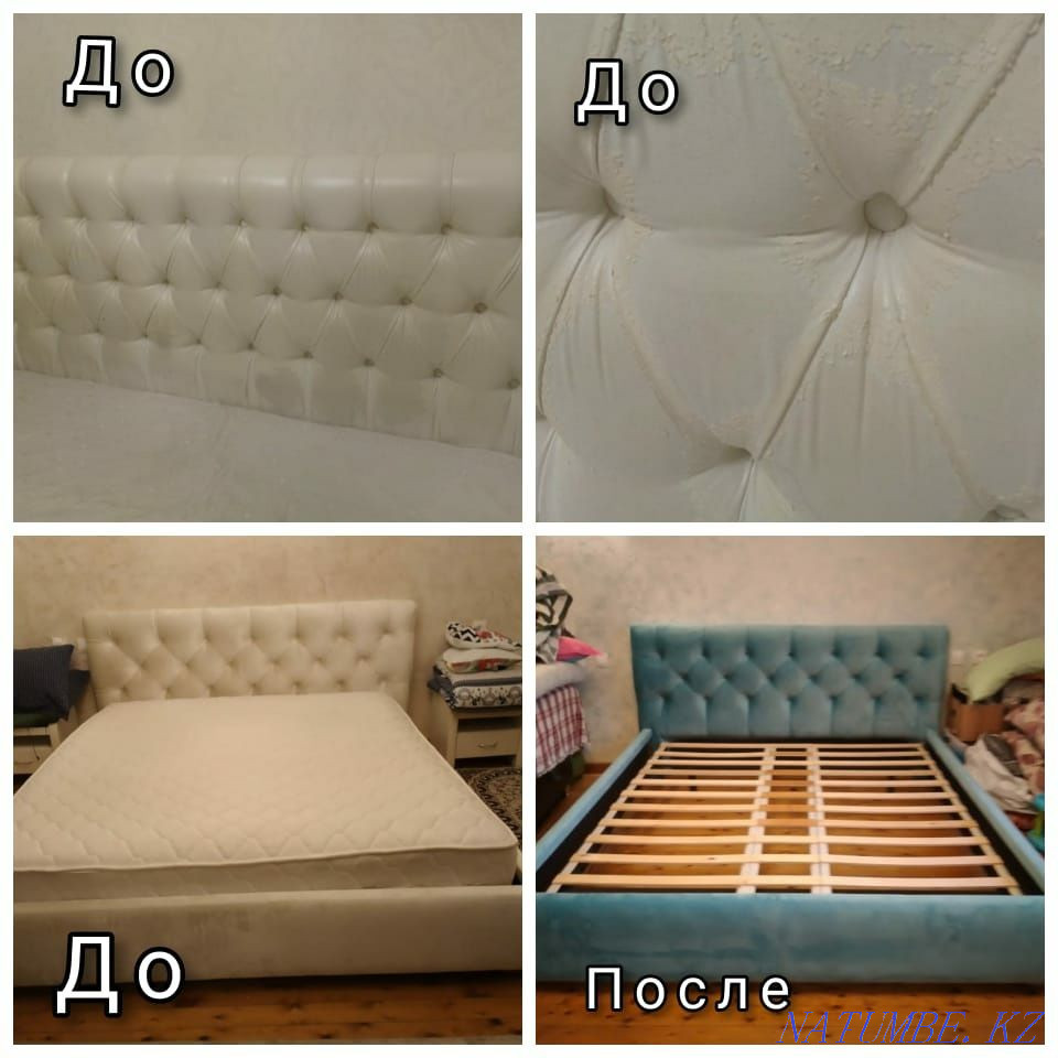 Жұмсақ және шкаф жиһаздарын қайта қаптау, жөндеу  Алматы - изображение 7