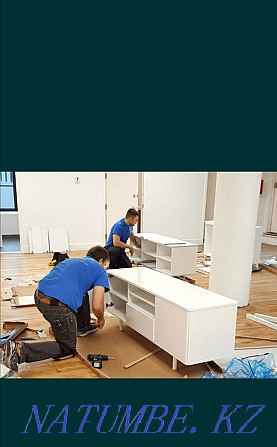 Furniture maker assembly dismantling of furniture Installation of skirting boards, laying linoleum Kokshetau - photo 1