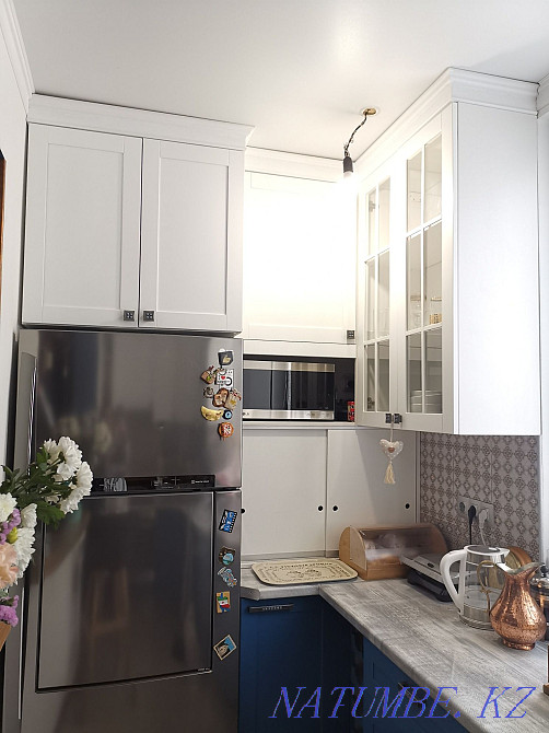 Тапсырыс бойынша ас үй, ең жақсы ас үй МДФ ламинатталған ДСП АҒАШ, ас үй жиһазы  Алматы - изображение 5