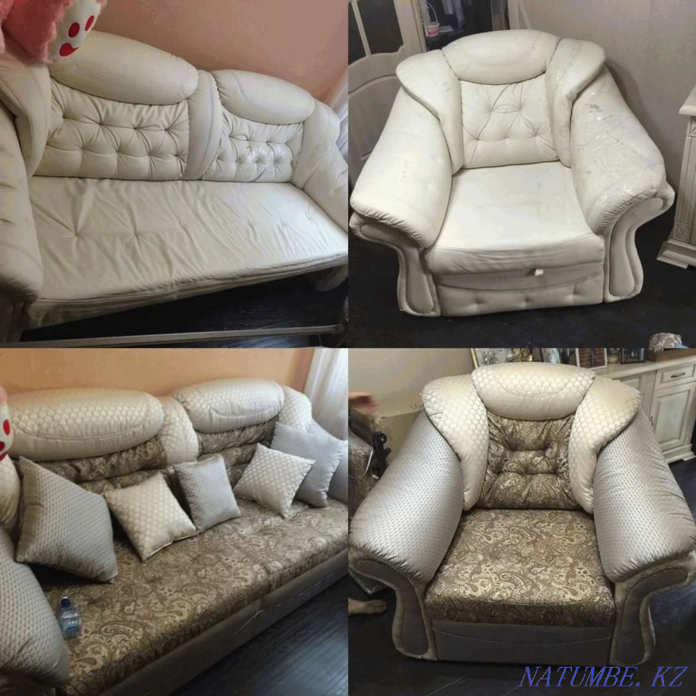 реставрация мягкой мебели ремонт мягкой мебели рестоврация мебель Атыр Балыкши - изображение 2