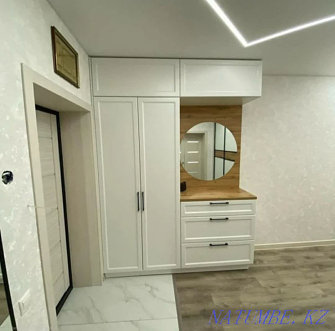 Custom-made furniture Shymkent kitchen hallways bedrooms bed coupe closet Shymkent - photo 5