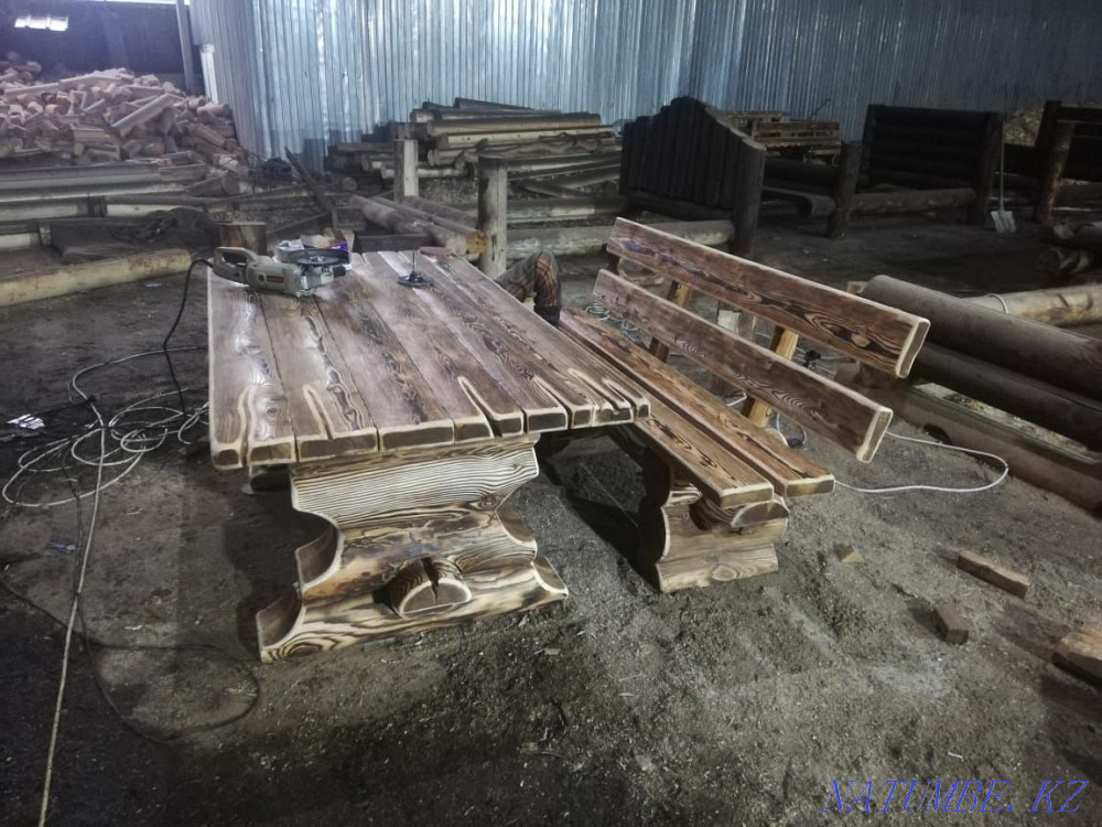 Изготовление столярных изделий любой сложности из массива сосна и т.д. Шымкент - изображение 1