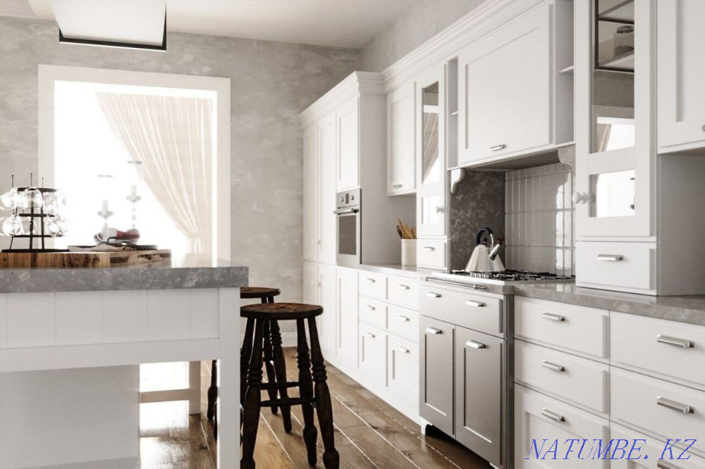 KITCHEN. INEXPENSIVE. Fast. Dressing rooms. Baby. Wardrobes. Almaty - photo 1