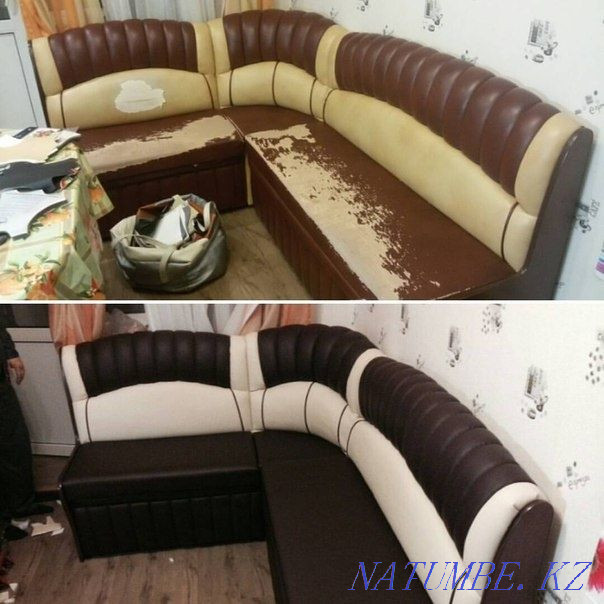 Banner, repair of upholstered furniture. Repair of chairs and bed Astana - photo 5