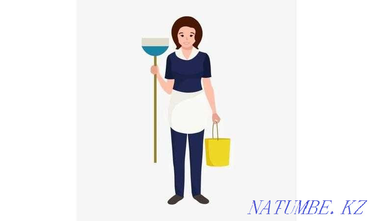 Cleaning lady in the mini garden Almaty - photo 1